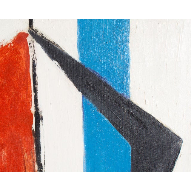 1950s Abstract Oil on Canvas Painting by Charles Mussett For Sale - Image 10 of 10