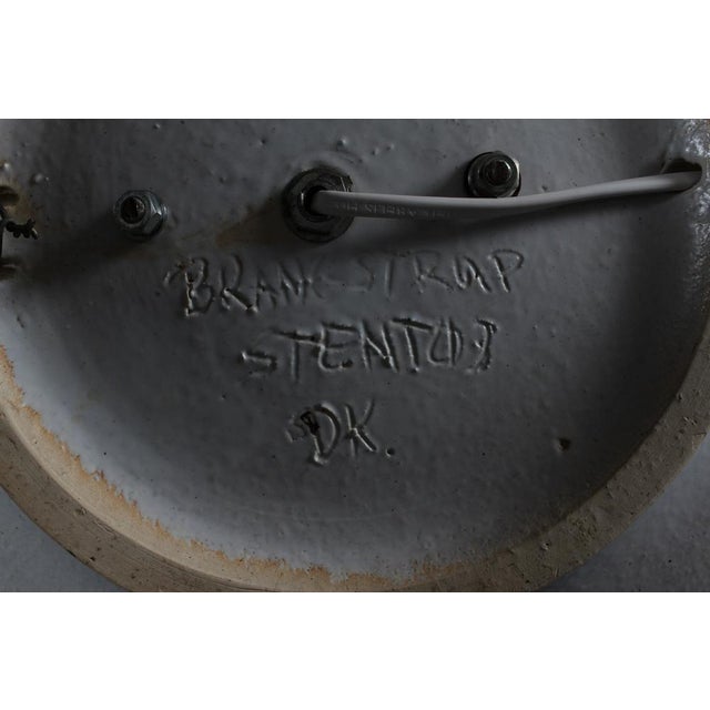 Danish Sculptural Sun Wall Sconce from Brangstrup Stentøj, 1970s For Sale - Image 15 of 17