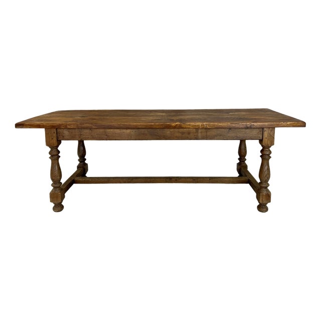 French Oak Farmhouse Refectory Table For Sale