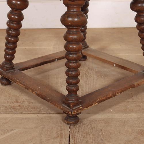 Unusual 19th Century Austrian original painted lamp table. 1890 This piece is designed in the style of the selected...