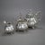 3 Piece Antique Silver Plated Tea Set in Melon Form, Circa 1890 For Sale - Image 6 of 8