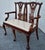 Vintage Carved Mahogany Settee Chippendale Style Ball & Claw Feet For Sale - Image 11 of 16