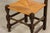 Antique French Provincial Oak Rush Seat Dining Chairs - Set of 6 For Sale - Image 10 of 18