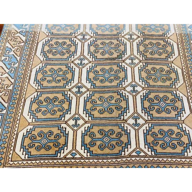Turkish Vintage Turkish Kazak Rug For Sale - Image 3 of 9