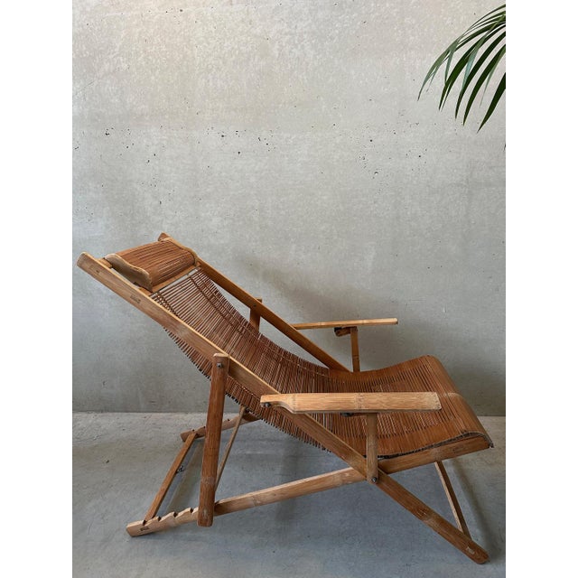 Vintage Lounge Chair in Bamboo For Sale - Image 6 of 18
