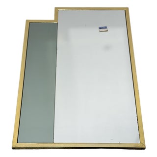 Brass Wall Mirror, Italy, 1970 For Sale