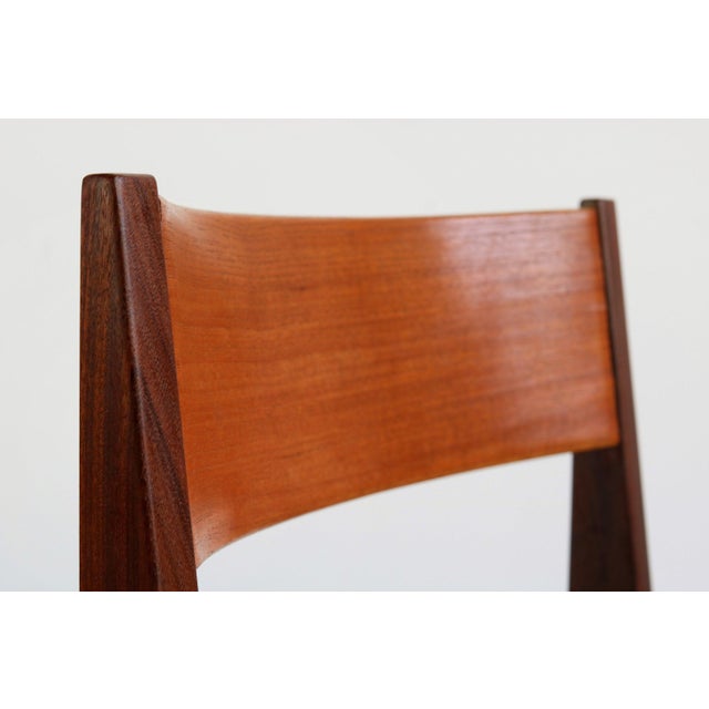 Set of 4 Cado "Pia' Danish Modern Dining Chairs in Black For Sale In Orlando - Image 6 of 8