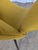Metal Mid-Century Modern Cocktail Chair in Yellow, 1970s For Sale - Image 7 of 18