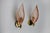 Hollywood Regency Pink Leaf Sconces from Mazzega Murano, Italy, 1970s Set of 2 For Sale - Image 3 of 8