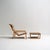 Asko Set of Pulkka Lounge Chair with Ottoman by Ilmari Lappalainen for Asko, 1980s For Sale - Image 4 of 10