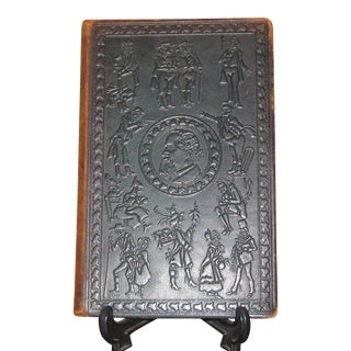 Late 19th Century The Adventures of Oliver Twist Green Leather Embossed, Gold Lettering Book, Illustrations by Cruikshank, Oxford University Press For Sale