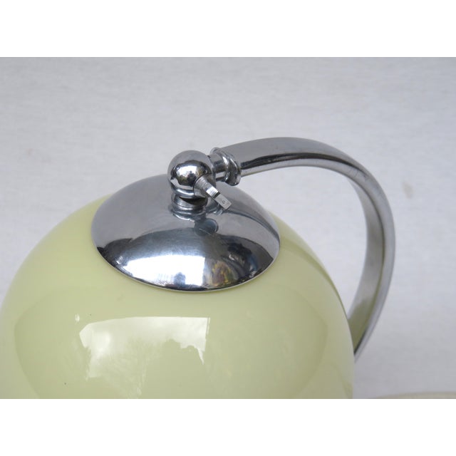 Vintage Bauhaus Table Lamp with Beige Cased Glass Shade, 1920s For Sale - Image 13 of 18