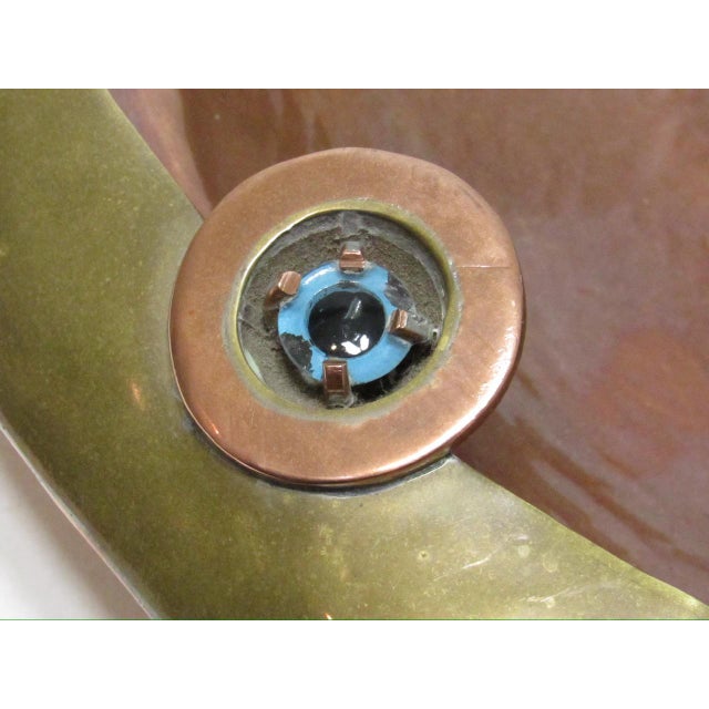 1960s Los Castillo Style Mexican Copper Fish Dish For Sale - Image 13 of 15