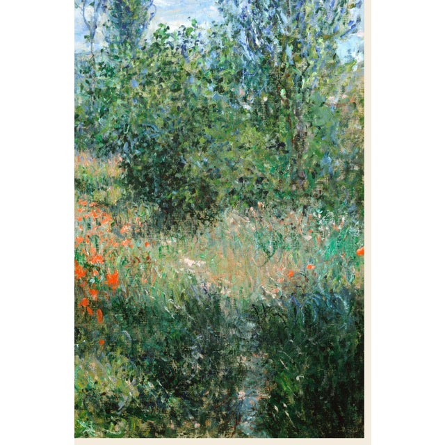 Paper Vintage French Impressionist Art Print – Village Landscape by Claude Monet, 30" X 40" For Sale - Image 7 of 8