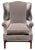 19th Century Antique Georgian Wingback Mohair Arm Chair For Sale - Image 5 of 7