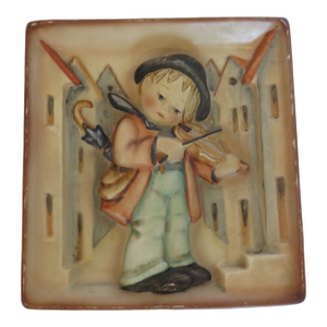 Hummel 93 Little Fiddler Plaque Vintage 1935-1949