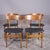Dining Chairs in Teak and Beech with Leaterette Seats, 1950s, Set of 4 For Sale - Image 6 of 6