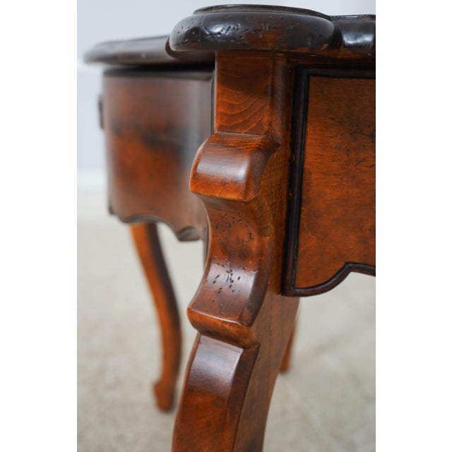 Baker Milling Road Continental Serpentine Console Table For Sale - Image 10 of 18