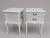 1900s French Louis XVI Mint Beech Nightstands-Pair For Sale - Image 9 of 10