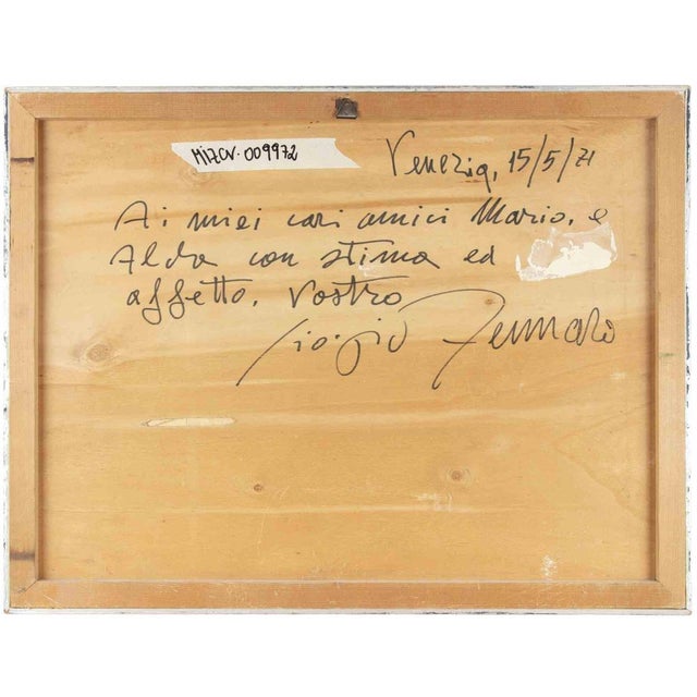 Giorgio Zennaro, Abstract Composition, Pastel on Paper, 1969 For Sale - Image 4 of 5