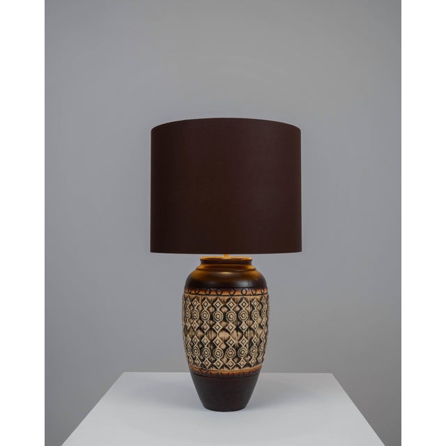 20th Century German Ceramic Table Lamp For Sale - Image 18 of 18