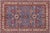 Ivory Rustic Super Kazak Lt. Blue/Ivory Wool Rug - 6'1'' X 9'6'' For Sale - Image 8 of 10