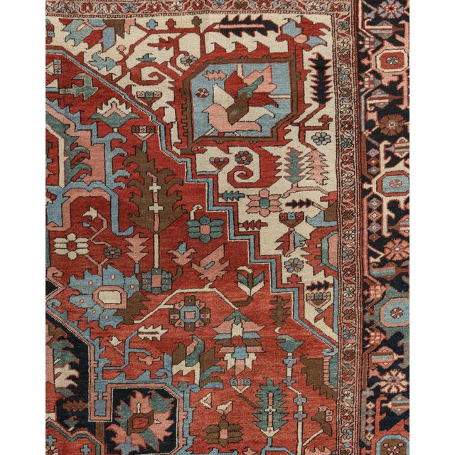 Vintage Rug 9ft 7in X 12ft 6in For Sale - Image 4 of 8