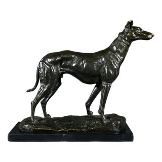 E. Frémiet, The Greyhound, Late 19th Century, Bronze For Sale