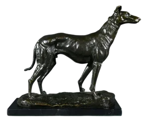 E. Frémiet, The Greyhound, Late 19th Century, Bronze