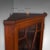 Wood Small Antique Glazed Corner Cupboard, English, Wall Display Cabinet, Edwardian For Sale - Image 7 of 9