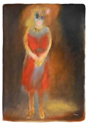 Roberto Cuccaro, Venus, Original Gouache on Paper, 2000s