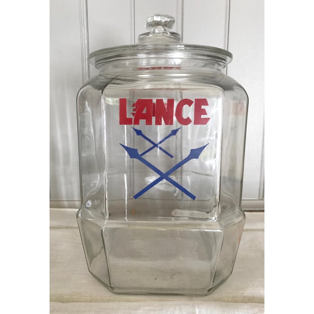 Vintage 1930s Lance Cracker Counter Jar Chairish