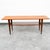 Mid Century Danish Modern Coffee Table Solid Teak Denmark Surfboard Rectangular For Sale - Image 4 of 12