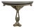Italian Silvered Console W/ Granite Top For Sale
