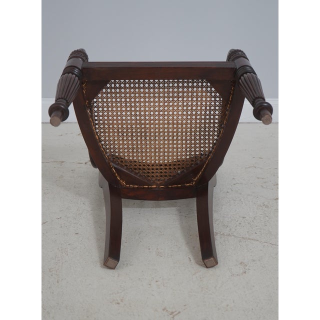 Pair of Cane Seat Mahogany Armchairs For Sale - Image 18 of 18