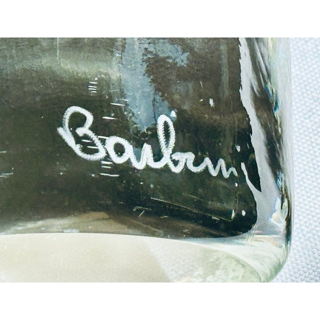 Italian 1970’s Signed Alfredo Barbini Sommerso Glass Vase For Sale - Image 3 of 13