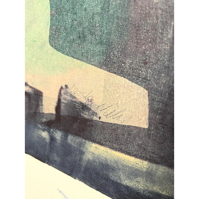 Vintage Monumental Abstract Organic Modern Original Acrylic Painting on Paper by Jack Willis, Multi Color For Sale - Image 12 of 12