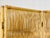 Vintage Rattan Folding Screen Room Divider With Brass Hardware, Organic Modern For Sale - Image 17 of 18