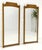 Brown Pair of Hollywood Regency Burl Wood 33x55 Rectangle Wall Mirrors MINT For Sale - Image 8 of 10