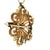 Late 19th Century Victorian 14k Gold Diamond and Seed Pearl Convertible Pendant Brooch For Sale - Image 4 of 17
