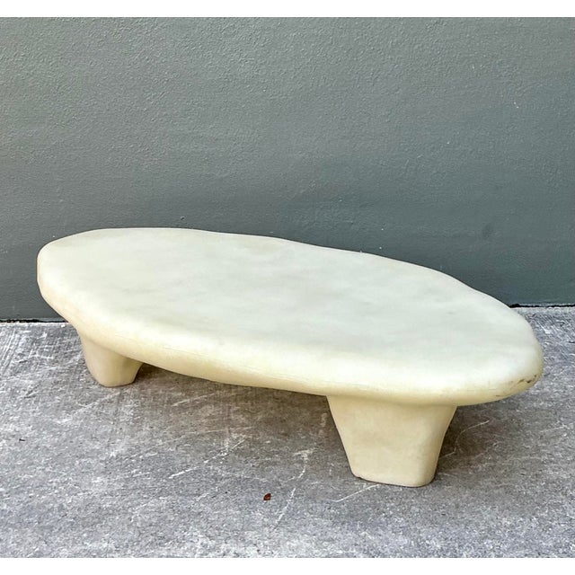 Mid-Century Modern Vintage Molded Resin Biomorphic Coffee Table For Sale - Image 3 of 12