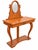 1970s Cherrywood Console Dressing Table with Adjustable Oval Mirror, 1970s For Sale - Image 5 of 11