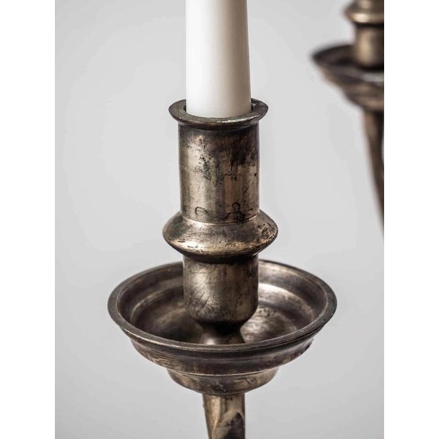 Antique 19th Century Neo-Renaissance Candle Chandelier For Sale - Image 9 of 13