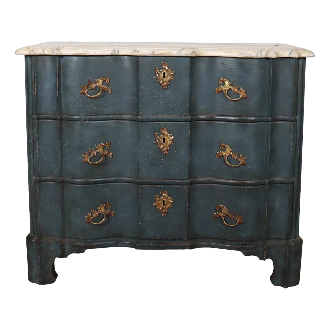 18th Century Dutch Painted Commode | Chairish