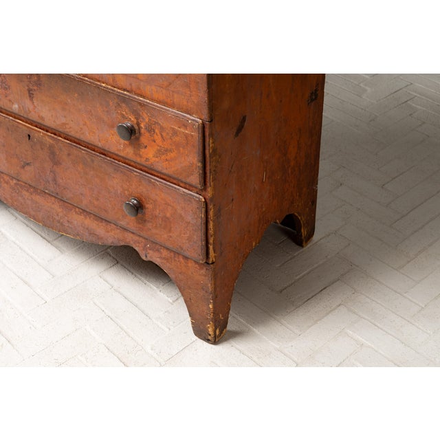 Antique Vermont Grain Painted Blanket Chest For Sale - Image 9 of 18