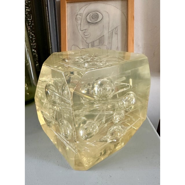 1970s Michèle Canzoneri, Sculpture, 1972, Hand-Blown Glass & Resin For Sale - Image 5 of 18