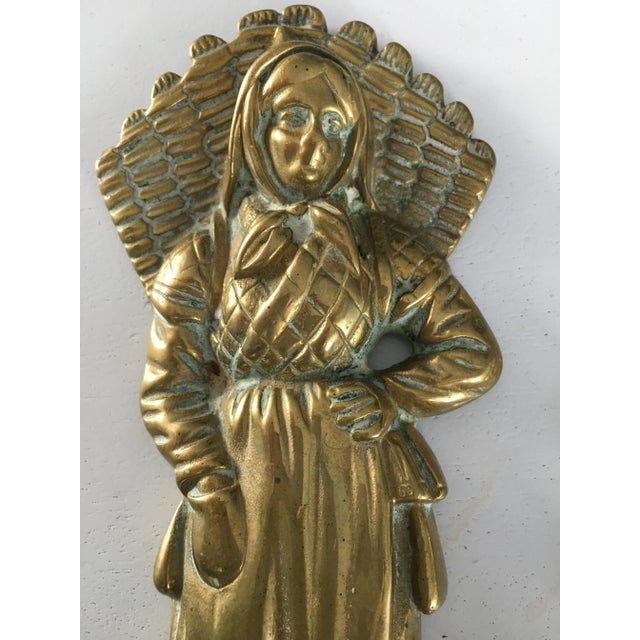 Brass Figures, 1950s, Set of 2 For Sale - Image 4 of 12