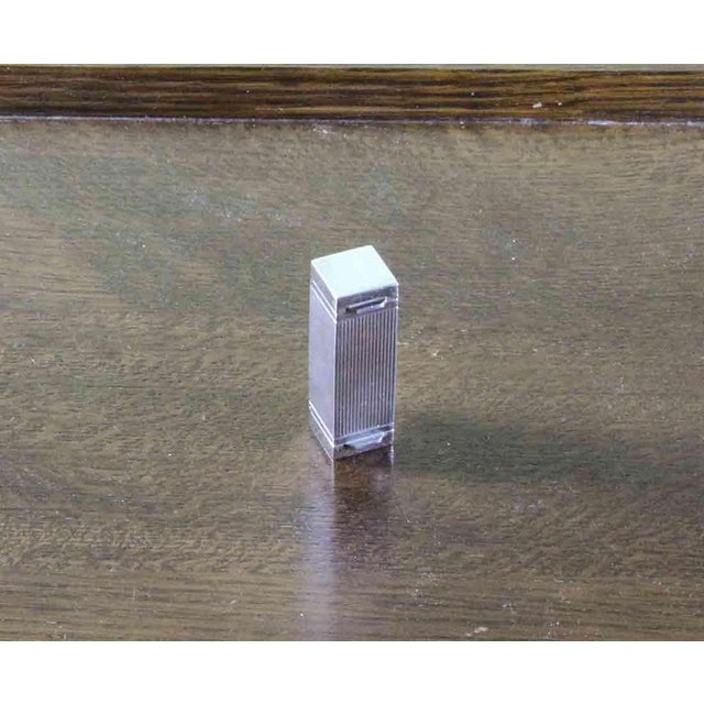 1990s Sterling Silver Double Pill Box, Square For Sale - Image 10 of 14