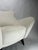 White Perla Lounge Chairs in White Fabric by Guglielmo Veronesi, Italy, 1950s, Set of 2 For Sale - Image 8 of 9