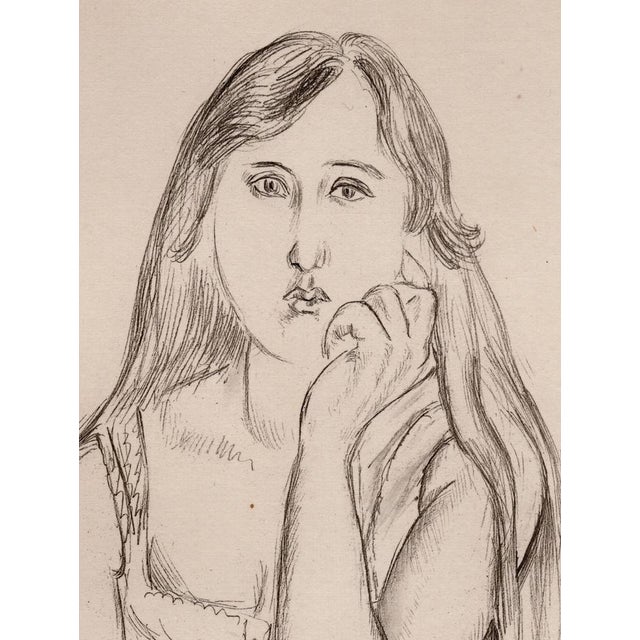 Matisse, Girl, Original Lithograph, 1920 For Sale - Image 3 of 11